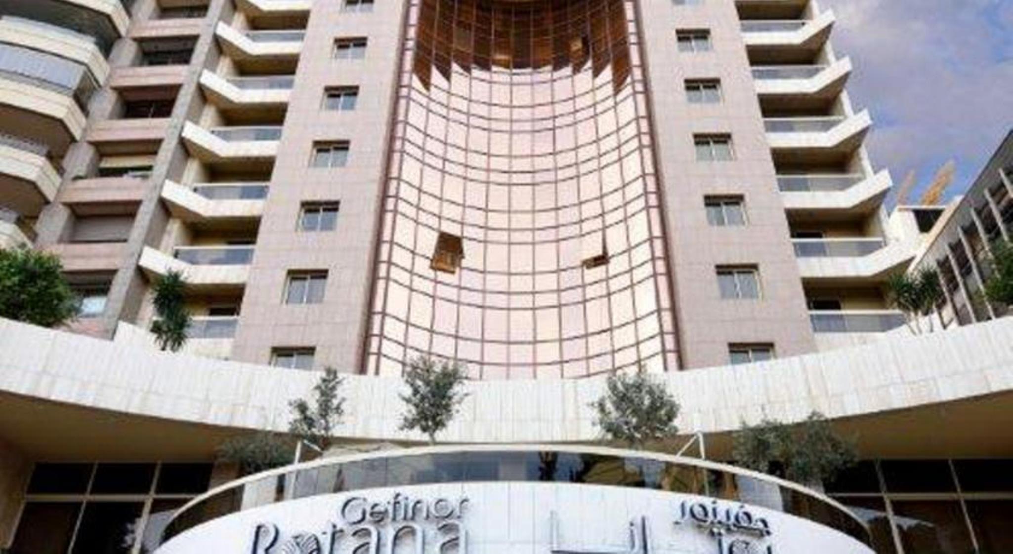 Gefinor Rotana - Beirut Hotel Bagian luar foto The hotel's entrance